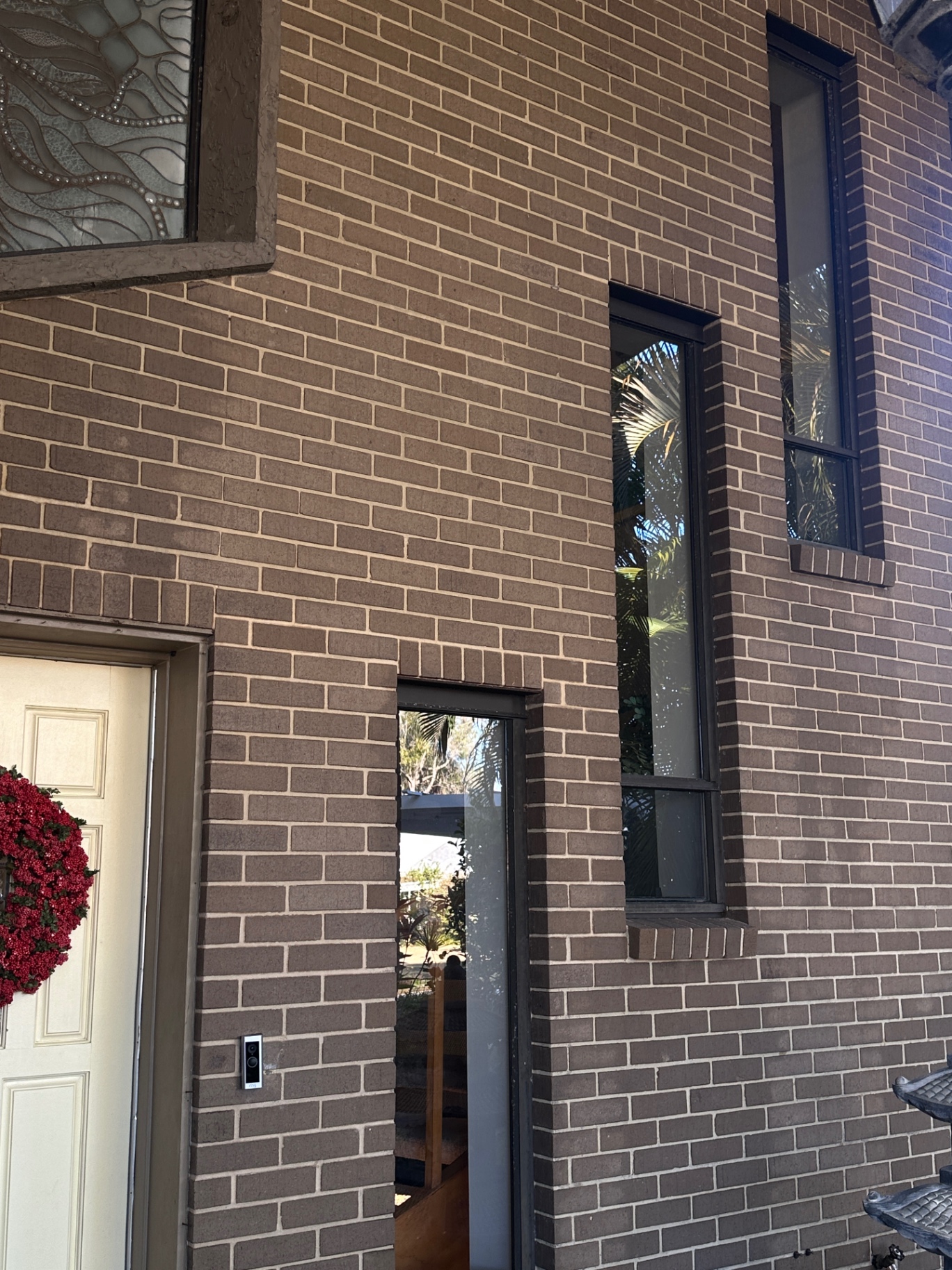 Brick facade windows — restored clarity
