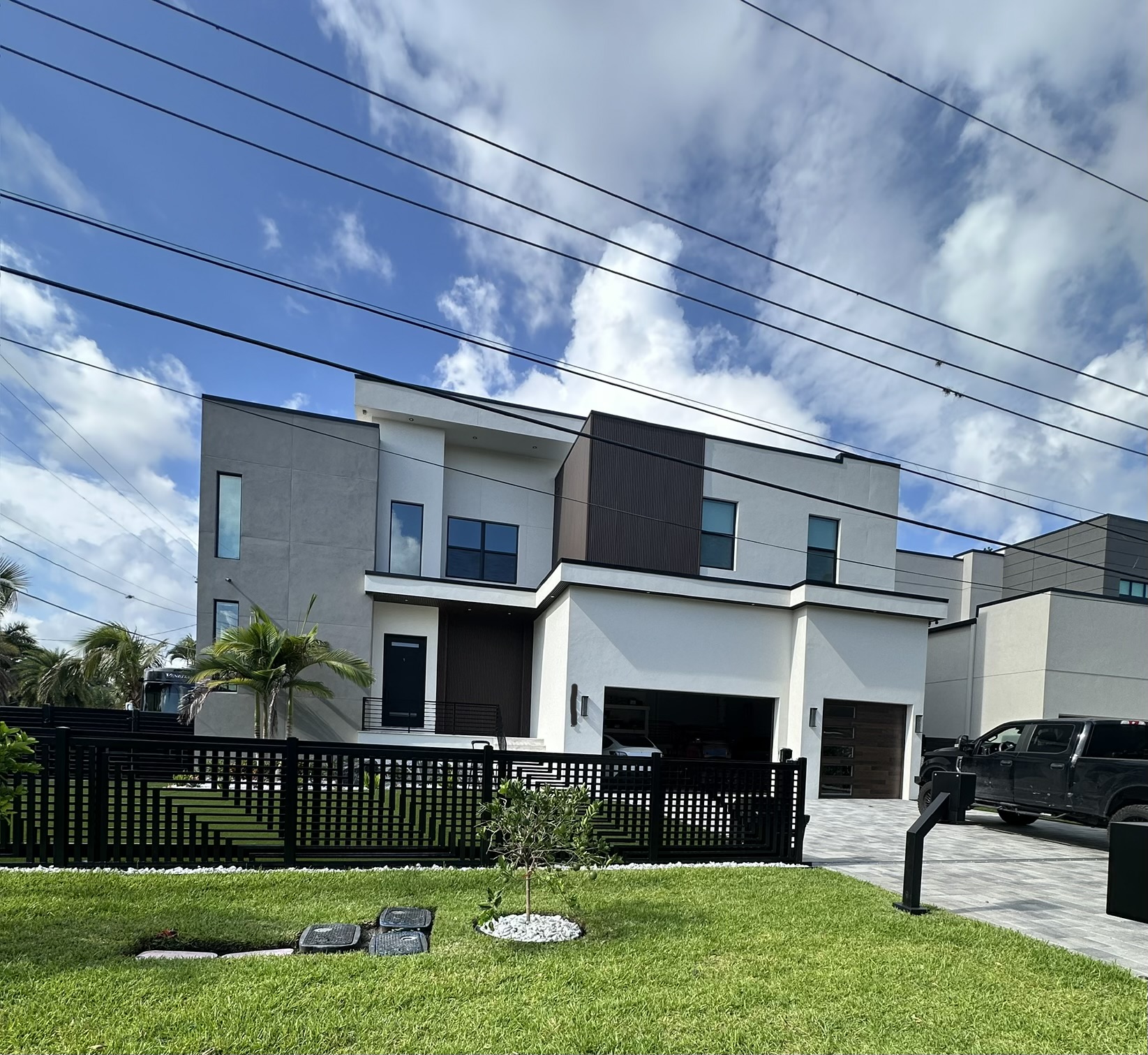 New construction — front elevation